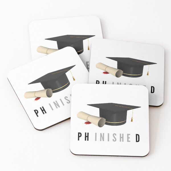 Item preview, PhD Finished doctorate - celebration of graduation from university 2025 designed and sold by Lady-Frost.