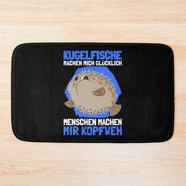 Item preview, Puffer fish make you happy aquarium fish saying designed and sold by madgrfx.