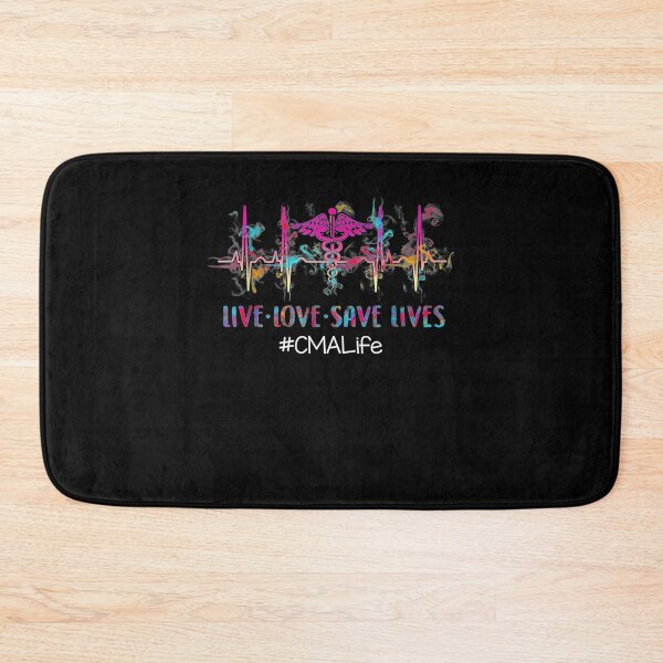 Item preview, Cma Live Love Save Lives Tie Dye Certified Medical Assistant  designed and sold by zpruby.
