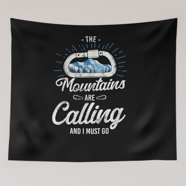 Item preview, Rock Climbing The Mountains Are Calling And I Must Go  designed and sold by laurader.