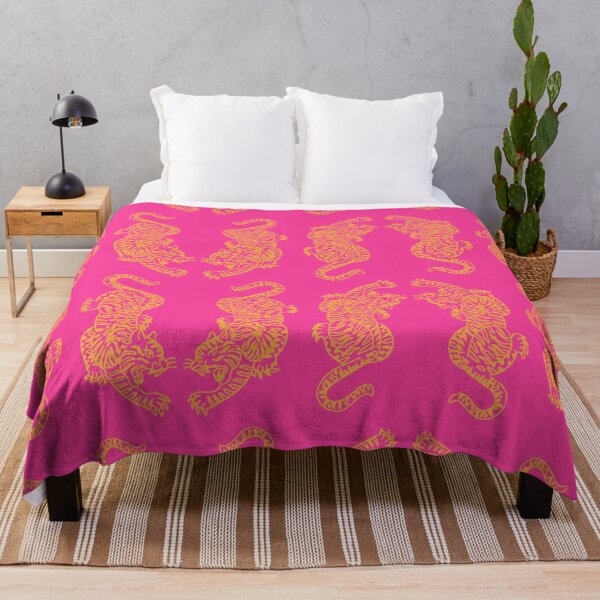 Item preview, Copy of Pink Tiger Repeating Print- Preppy Modern Contemporary designed and sold by PeriodicLabel.