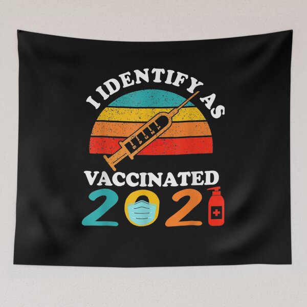 Item preview, I Identifyy As Vaccinated I'm Fullyy Vaccinated Squad 2021  designed and sold by jerrie9.
