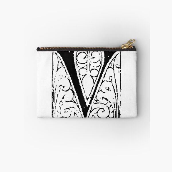 Aperçu de l'œuvre Alphabet médiéval Lettre V créée et vendue par Quill-n-Ink.
