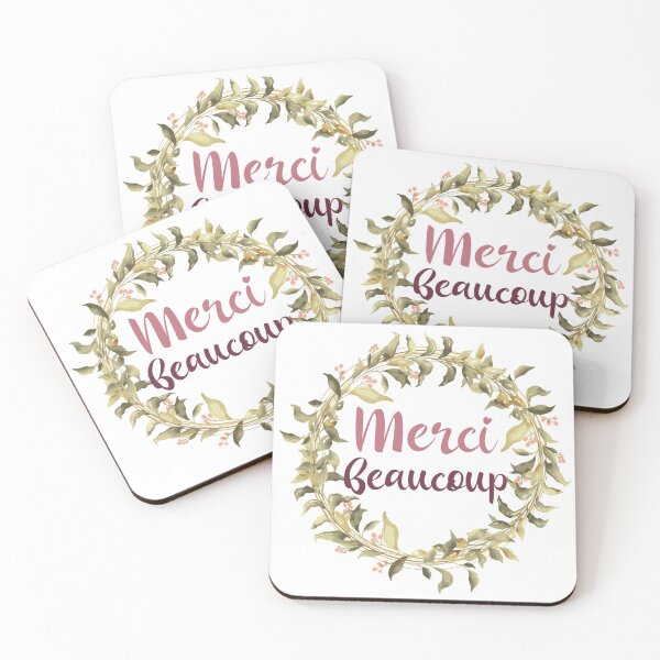 Item preview, Merci Beaucoup - Thank You Very Much French designed and sold by TravelScientist.