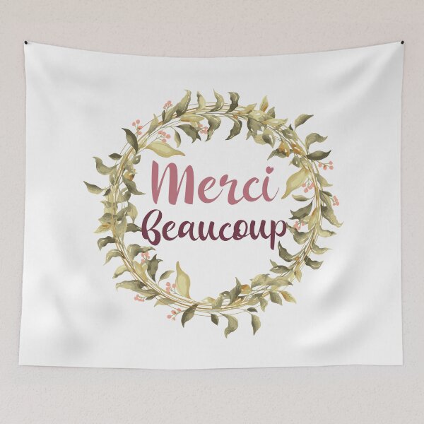 Item preview, Merci Beaucoup - Thank You Very Much French designed and sold by TravelScientist.