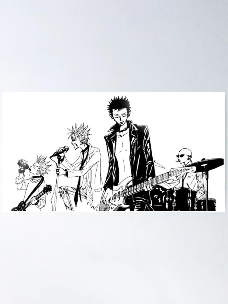 Poster for Sale avec l'œuvre « blast/bande de pierres noires nana