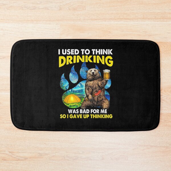 Item preview, I Used To Think Drinking Was Bad Funny Camping Bear Beer  designed and sold by laurader.