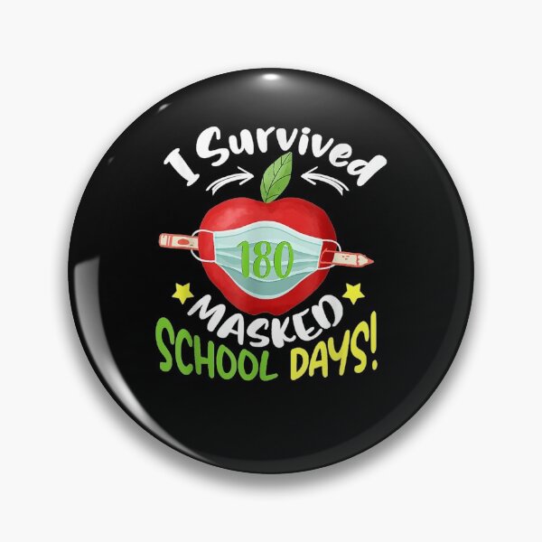 Item preview, I Survived 180 Masked Days End Of School 2020 2021  designed and sold by jerrie9.