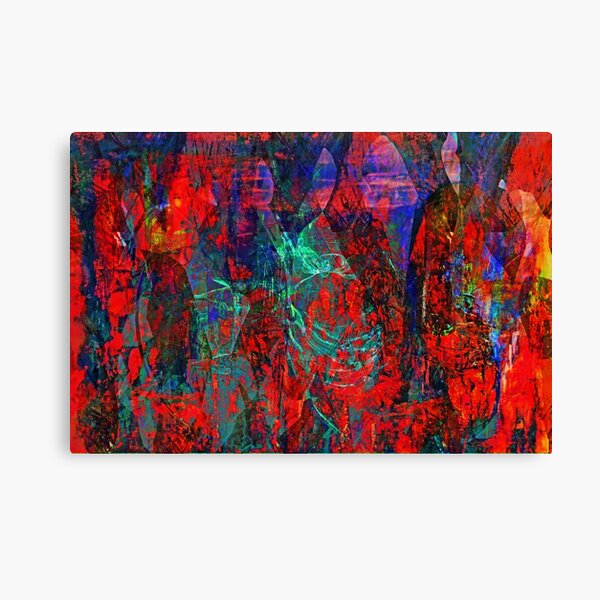 Play on Red Canvas Print