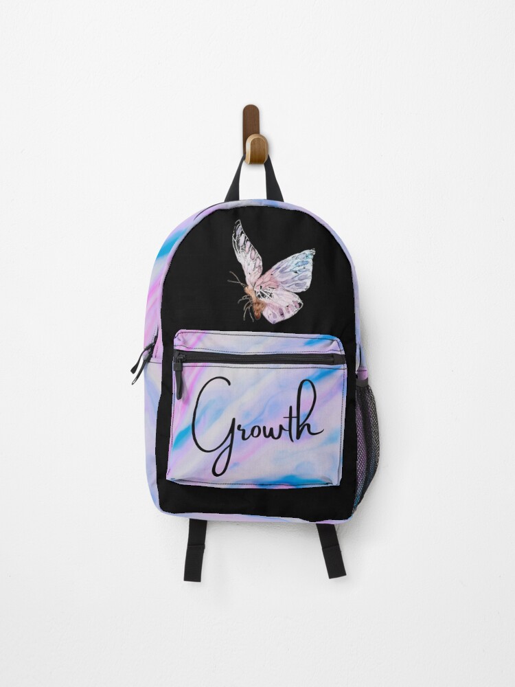 Thumbnail 1 of 3, Backpack, Growth Butterfly designed and sold by MiracleCreator.