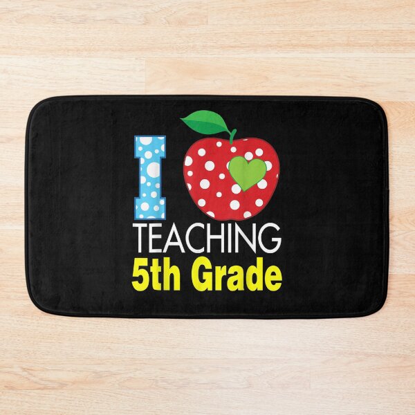 Item preview, I Love Teaching Fifth Grade 5th Teacher Back To School First  designed and sold by jerrie9.