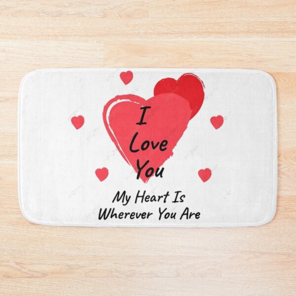 Item preview, I love you my heart  is wherever you are t-shirt  designed and sold by Frangi_Pane_ Magazine.