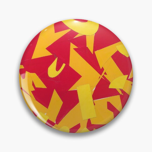Aperçu de l'œuvre Formes dans l'espace en rouge et jaune - 2 créée et vendue par walterfest.