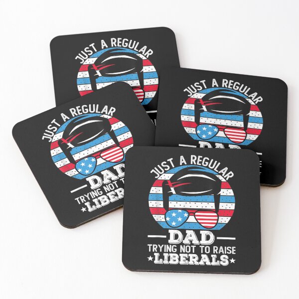 Item preview, Just A Regular Dad Trying Not To Raise Liberals Usa Flag  designed and sold by laurader.