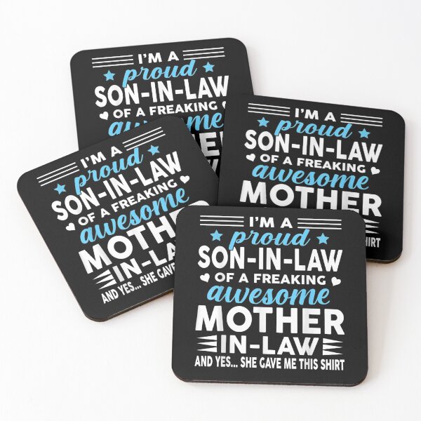 Item preview, I'm A Proud Son In Law Of A Freaking Awesome Mother In Law  designed and sold by jerrie9.