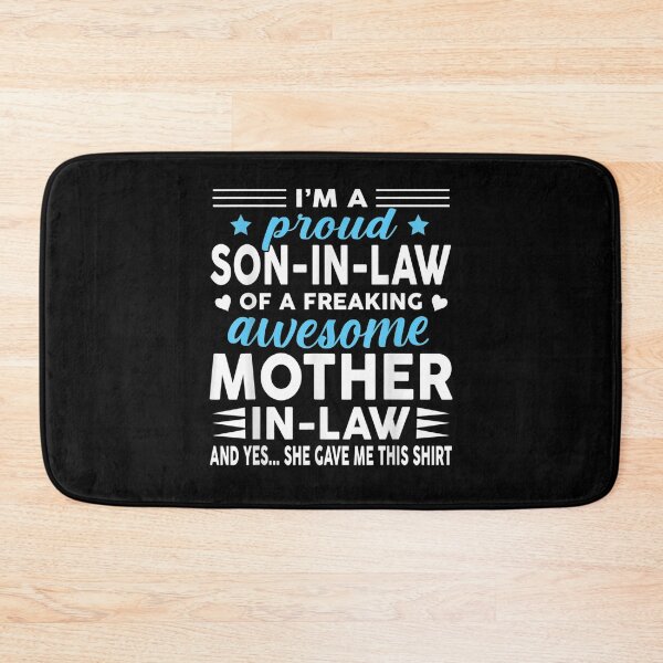 Item preview, I'm A Proud Son In Law Of A Freaking Awesome Mother In Law  designed and sold by jerrie9.