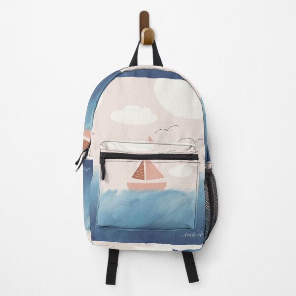 Item preview, Boat on the ocean designed and sold by Artikandco.