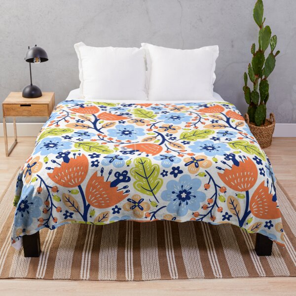 Item preview, Floral Scandinavian Pattern designed and sold by AuraDesigner.