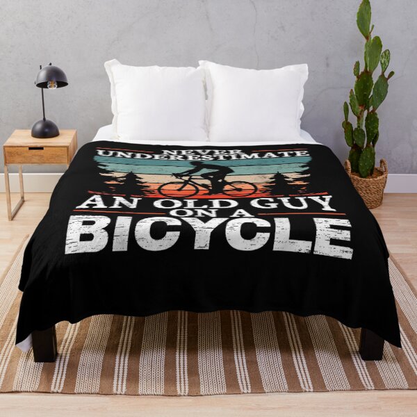 Item preview, Never Underestimate An Old Man On A Bicycle For A Old Guy  designed and sold by jerrie9.