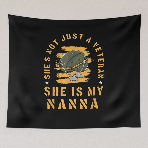 Item preview, He's Not Just A Veteran He's My Nanna Veterans Day  designed and sold by jerrie9.