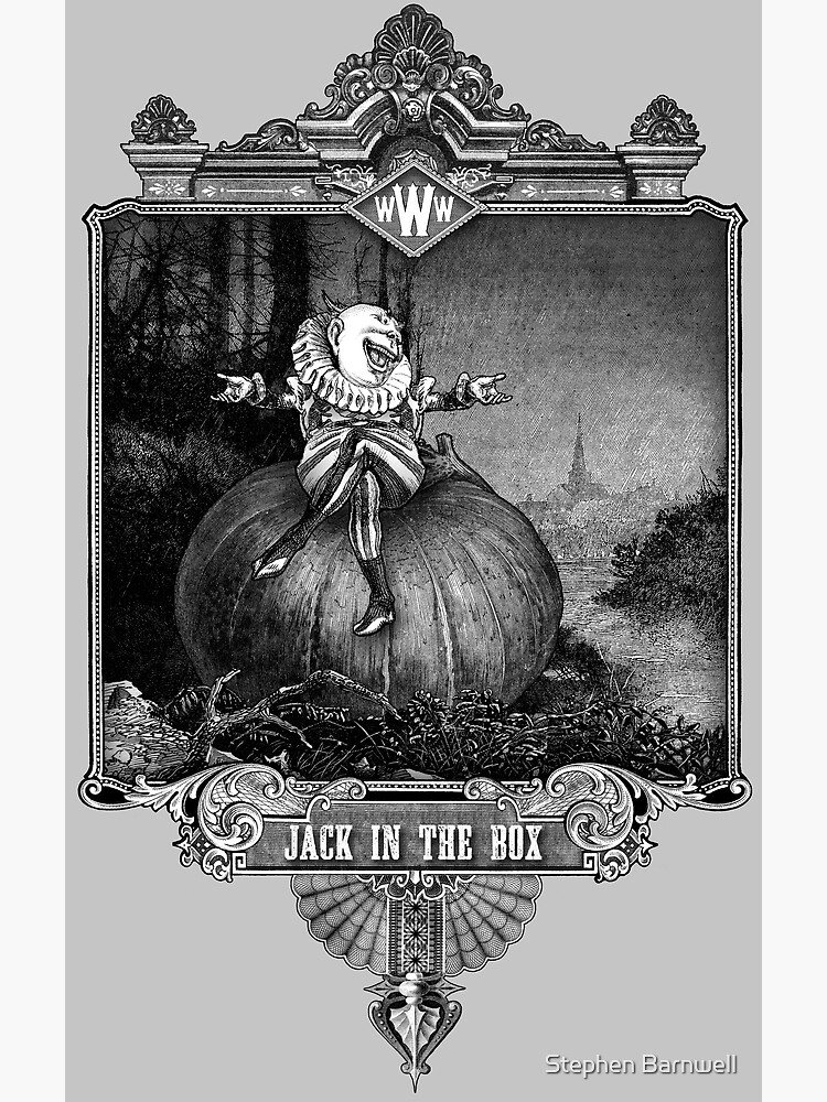 "JackintheBox" Poster for Sale by SBarnwell Redbubble
