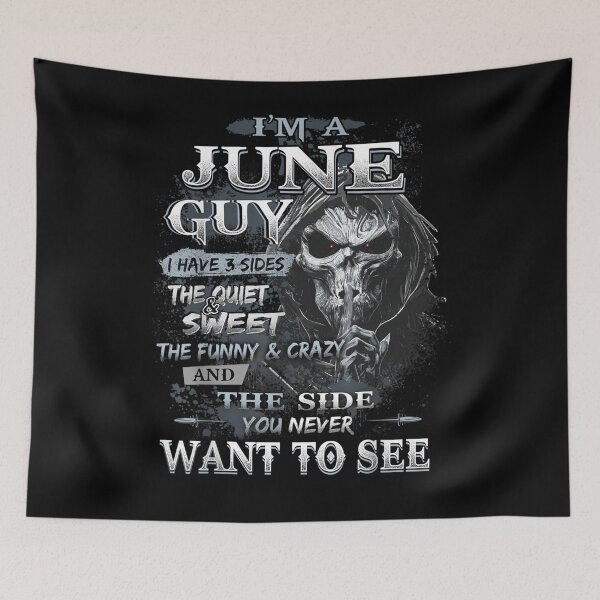 Item preview, Mens I Am A June Guy Have 3 Side Crazy Sweet And Funny  designed and sold by jerrie9.