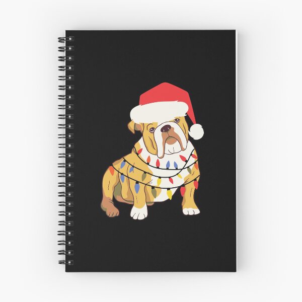 Artikelvorschau, Bulldoggen mit Weihnachtsmütze und Lichtern hässliche Weihnachten entworfen und verkauft von zerniakcor.