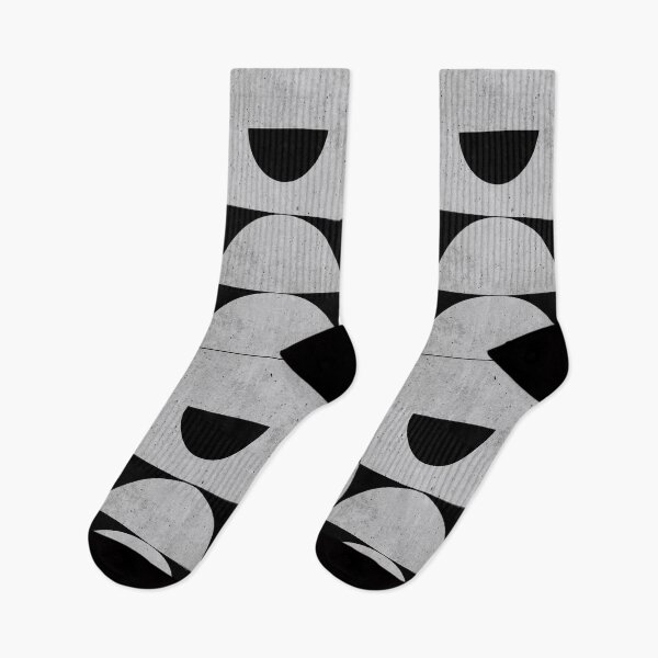 Item preview, Mid-century Concrete Moon Grey and Black designed and sold by QuestingPixel.