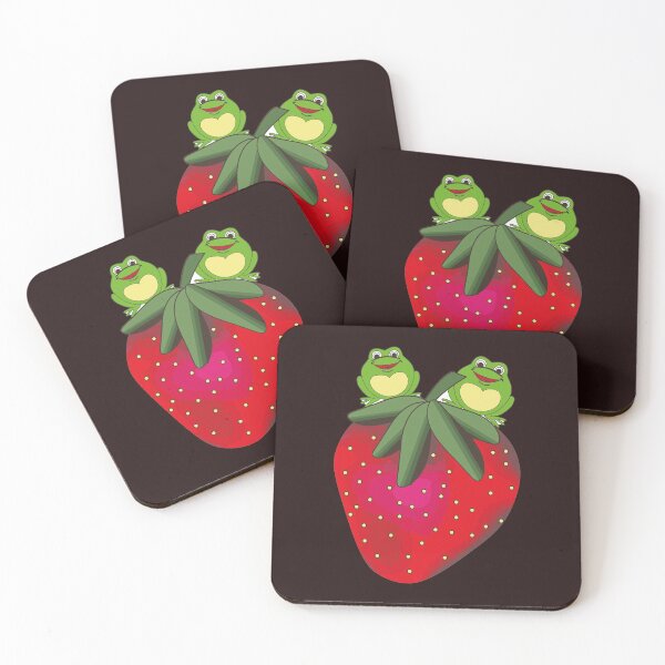 Item preview, strawberry frog.fruits.Red designed and sold by noor121.