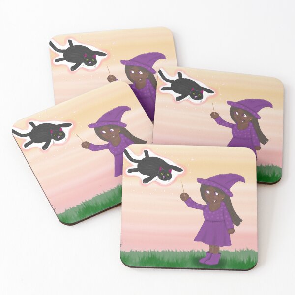 Item preview, Witch and her cat designed and sold by Charlotsart .