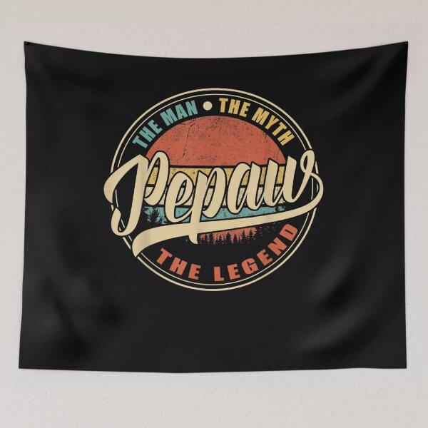 Item preview, Mens Pepaw The Man The Myth The Legend Vintage Retro Fathers Day  designed and sold by jerrie9.