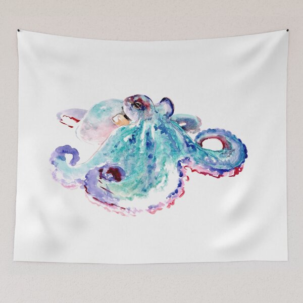 Item preview, Turquoise Octopus designed and sold by surenart.
