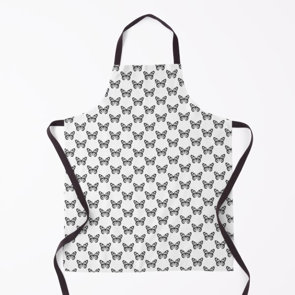 Monarch Butterfly Pattern | Monarch Butterfly | Vintage Butterflies | Butterfly Patterns | Black and White | Apron