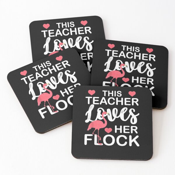 Item preview, Funny Flamingo This Teacher Loves Her Flock Appreciation  designed and sold by laurader.