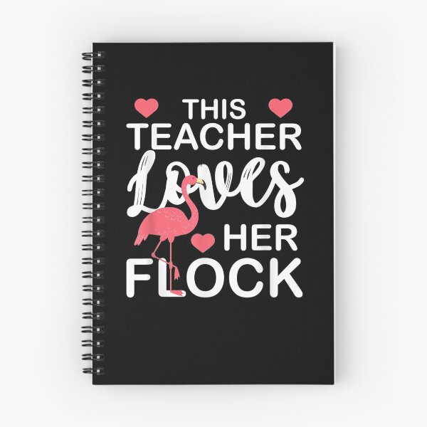 Item preview, Funny Flamingo This Teacher Loves Her Flock Appreciation  designed and sold by laurader.