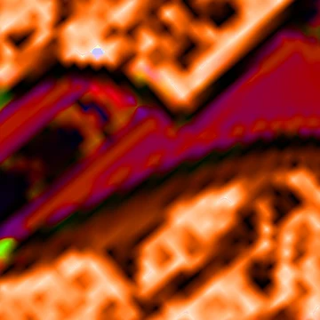 Artwork thumbnail, The Hesitance expressionism abstract pattern by Code03 by Code03
