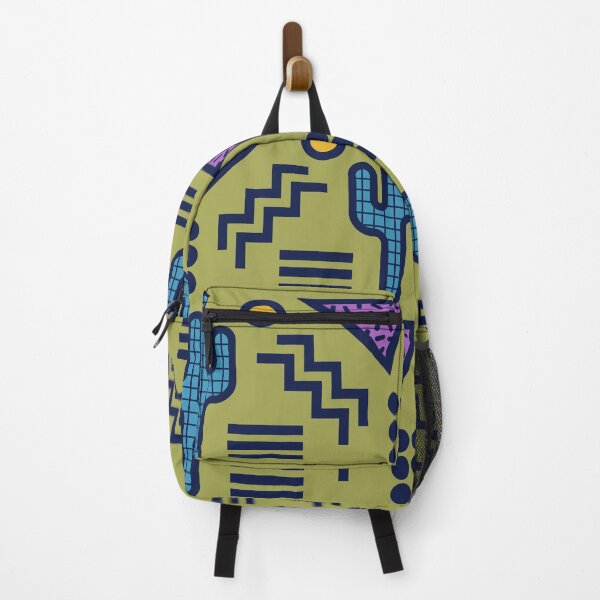 Item preview, Retro Memphis Style Southwestern Cactus Design 435 designed and sold by tonymagnerart.