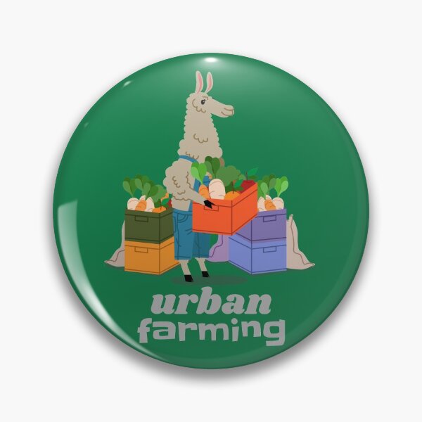 Item preview, Urban Farming Llama designed and sold by ShineEyePirate.