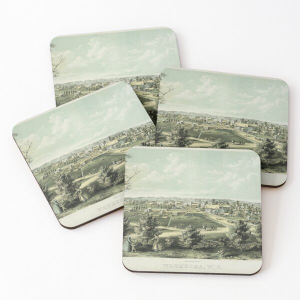 Item preview, Waukesha, Wisconsin (1857) designed and sold by allhistory.