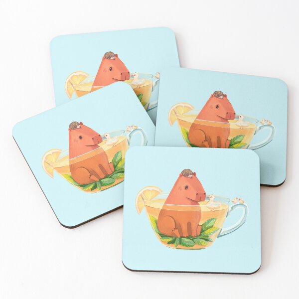Item preview, Capybara Tea Time designed and sold by Pameloo.