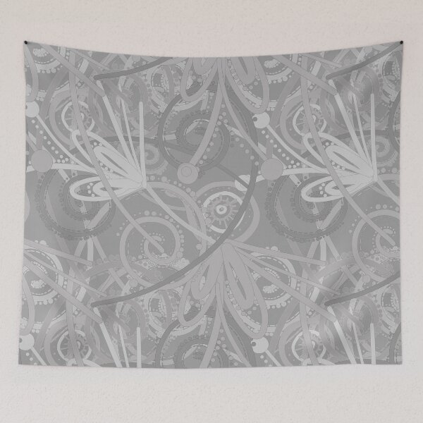Item preview, Gray glojag flowers designed and sold by Glojag.