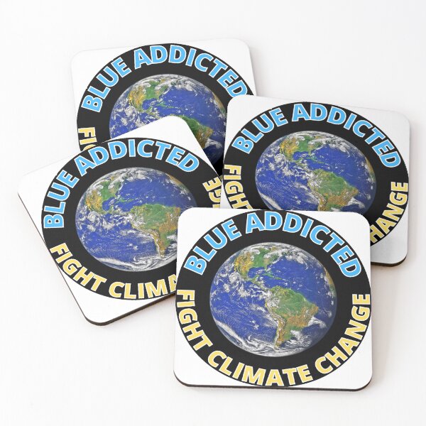 Item preview, BLUE ADDICTED FIGHT CLIMATE CHANGE designed and sold by RGRamsey.