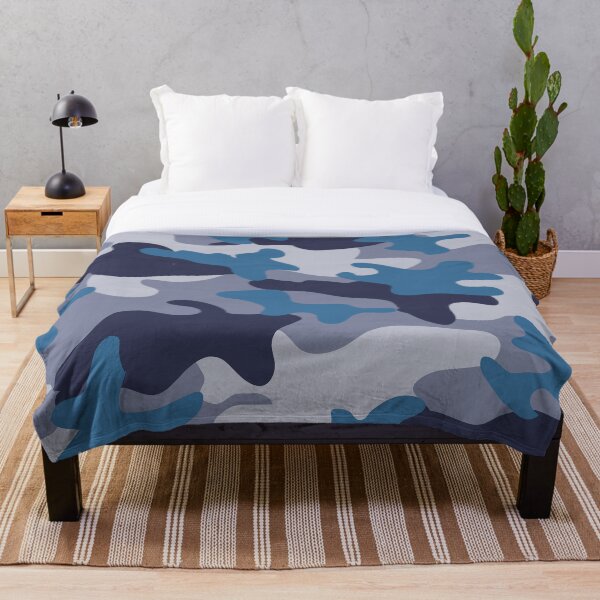 Item preview, Blue Modern Military Camouflage Camo Style designed and sold by TeeColony.
