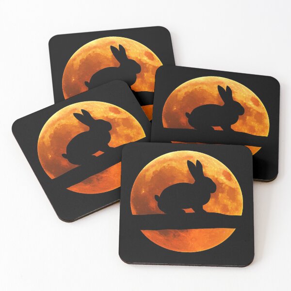 Item preview, Rabbit Silhouette Moon Rabbit Lover designed and sold by alaechamlal.