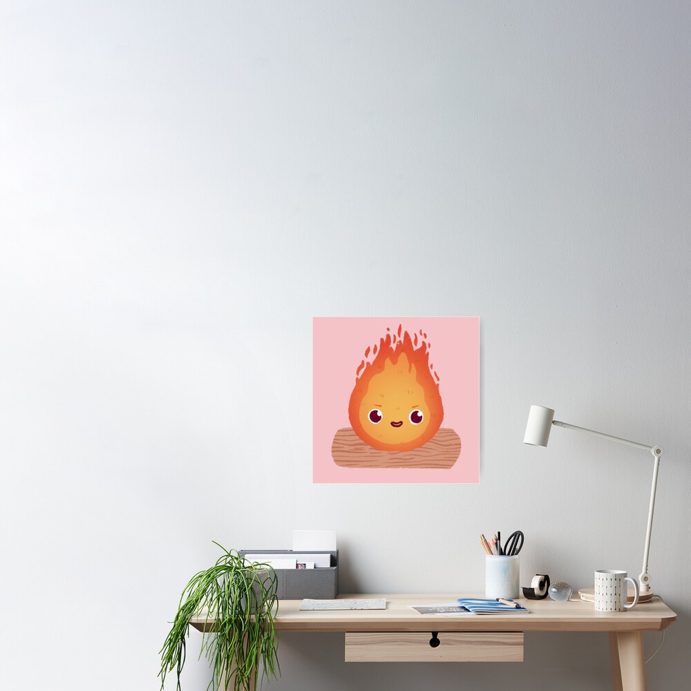 Cute Anime Fire Demon Poster for Sale by DustandMarbles