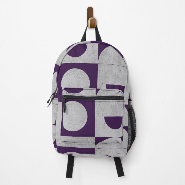 Item preview, Mid-century Concrete Moon Grey and Purple designed and sold by QuestingPixel.