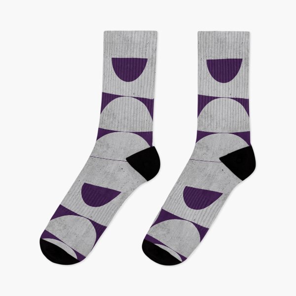 Item preview, Mid-century Concrete Moon Grey and Purple designed and sold by QuestingPixel.