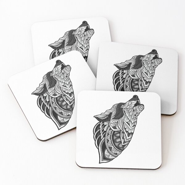 Item preview, wolf designed and sold by Prastika Bakti Permana.