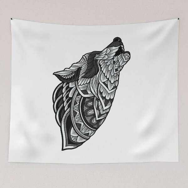 Item preview, wolf designed and sold by Prastika Bakti Permana.