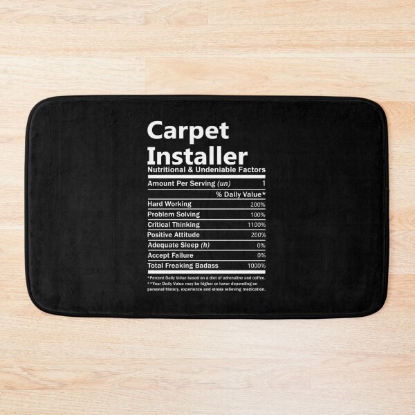 Item preview, Carpet Installer T Shirt - Nutritional And Undeniable Factors Gift Item Tee designed and sold by hinettiker.